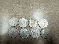 (8) Silver Peace Dollars