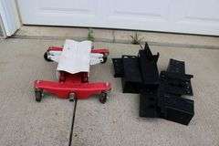 450 lb. Low Lift transmission jack w/brackets