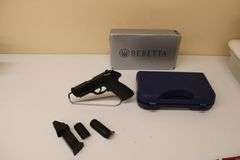 Beretta 9mm pistol, NIB, never fired