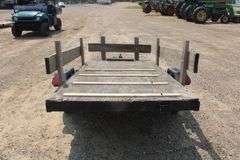 4' x 8' single axle utility trailer