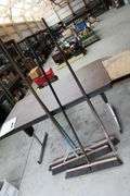 3 shop brooms & steel bar