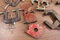 8 various clamps & 3 magnets