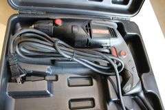 Craftsman 3/8" elec. drill, new w/case