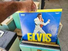 Large Quantity of Vinyl Records - Elvis & More