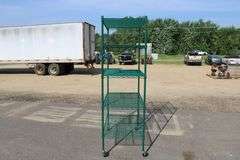 5 tier Metro shelving on casters, 24" x 42" x 77"