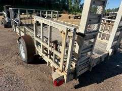 12' Alum Single Axle Trailer