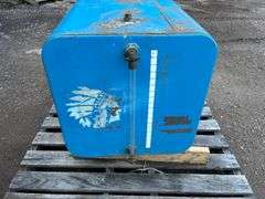 Blue Oil Container