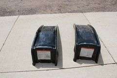 Pair of steel car ramps