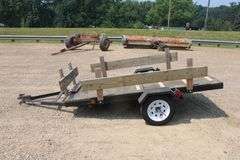 4' x 8' single axle utility trailer