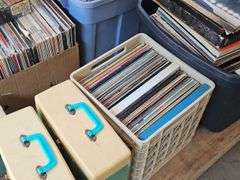 Large Quantity of Vinyl Records - Elvis & More