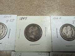 (5) Liberty Quarters & (3) Liberty Nickels