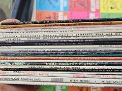 Large Quantity of Vinyl Records - Elvis & More