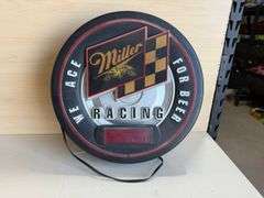 Miller Racing Tire Clock