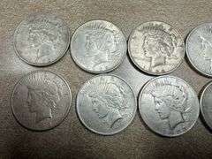 (8) Silver Peace Dollars