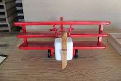 Child's wooden Tri Plane