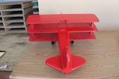 Child's wooden Tri Plane