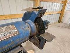 Dayton Double Wheel Grinder on Stand