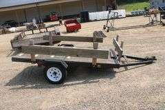 4' x 8' single axle utility trailer