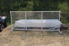 10 sections of PVC event fencing