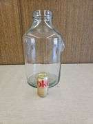 Glass Lye Jar