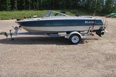 1988 Larson 17' boat, motor & trailer