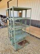 (3) Metal Shelves