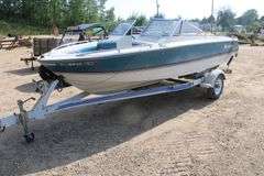 1988 Larson 17' boat, motor & trailer