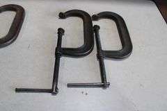 Pair of 8" C clamps