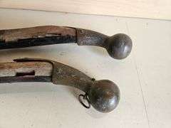Horse Hames with Brass Knobs