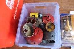 Lot of elec. power tools & hole saws