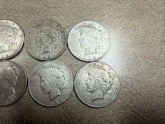 (8) Silver Peace Dollars