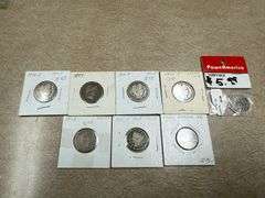 (5) Liberty Quarters & (3) Liberty Nickels