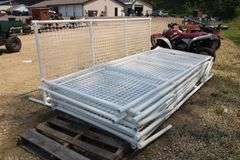10 sections of PVC event fencing