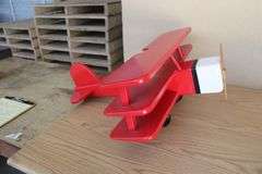 Child's wooden Tri Plane