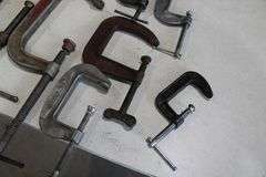 Variety of C clamps
