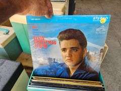 Large Quantity of Vinyl Records - Elvis & More
