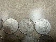 (8) Silver Peace Dollars