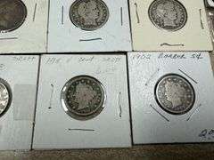 (5) Liberty Quarters & (3) Liberty Nickels