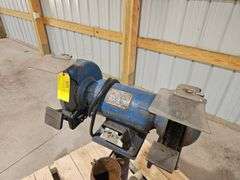 Dayton Double Wheel Grinder on Stand