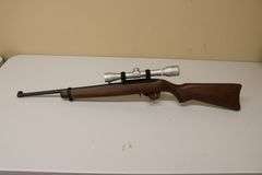 Ruger .22 rifle w/scope