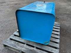 Blue Oil Container