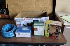 Lights, air hose, sprayer & more