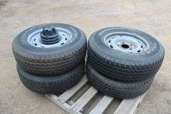 Set of 16" tires & rims off Dodge pick up