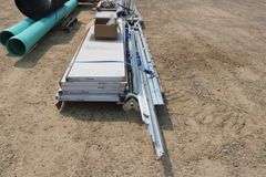 New 8'2 w x 9' 9" tall insulated garage door w/hardware