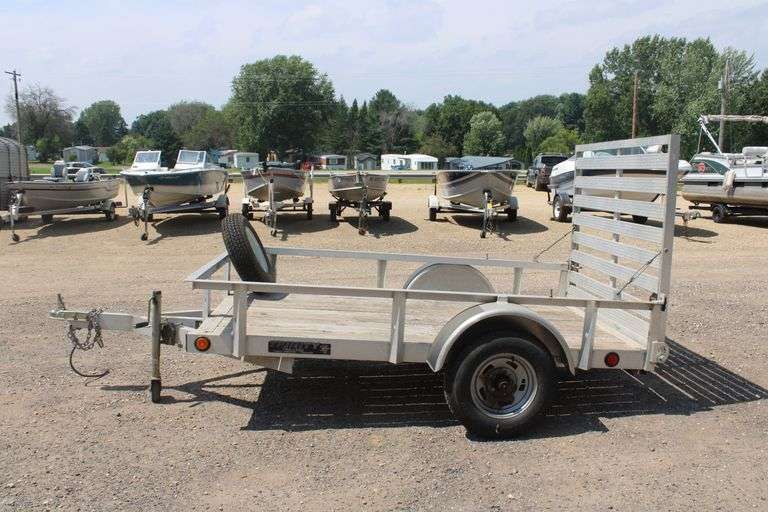 Trinity Alum. 5' x 8' single axle utility trailer