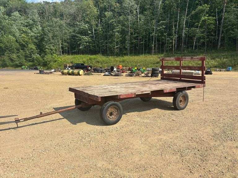 Flat Rack Hay Wagon