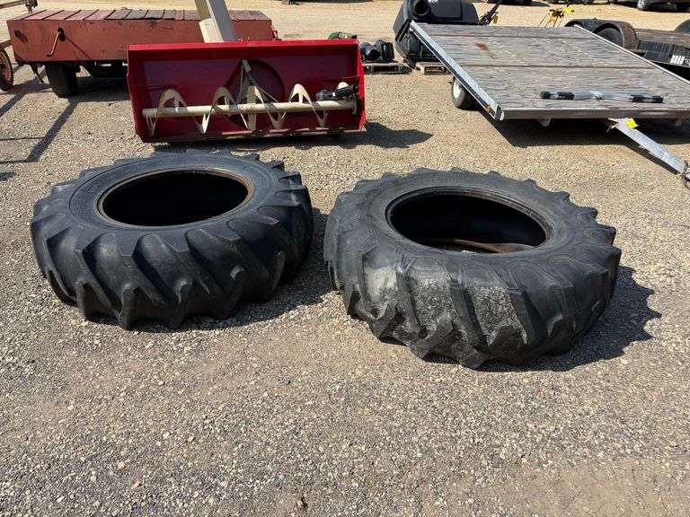 (2) 28" Tractor Tires