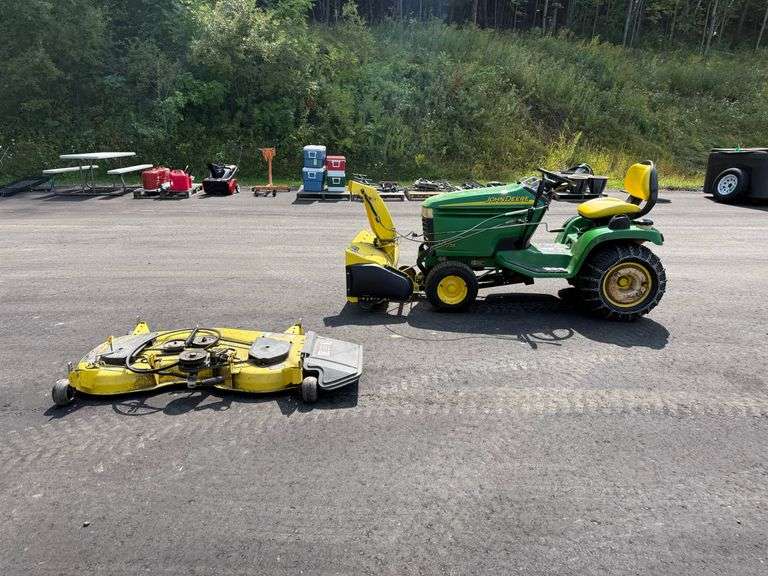 John Deere GT235 Riding Lawn Mower w/ Accessories