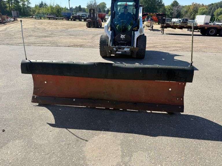 8' Western Snowplow w/ Skid Steer Mount