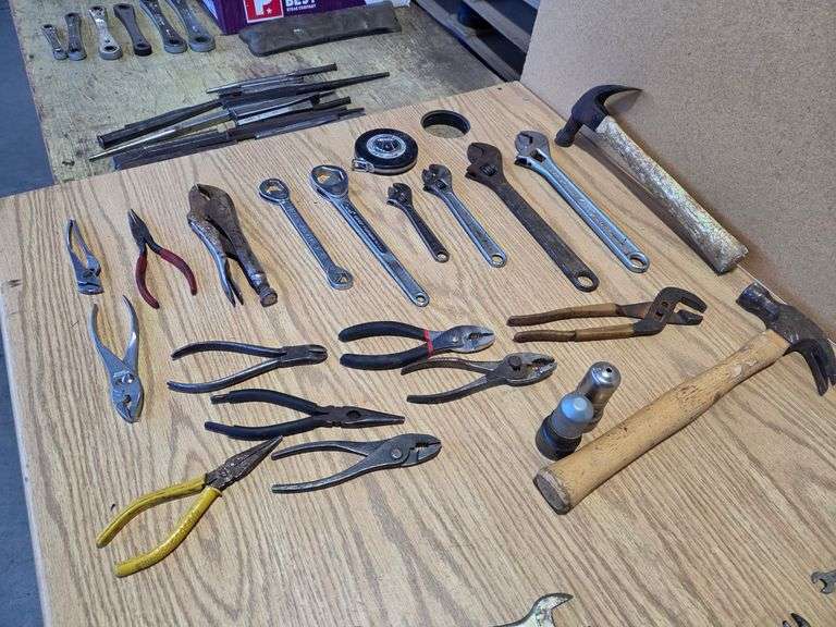 Wrenches-Pliers-Chisels & More - Lee Real Estate & Auction Service